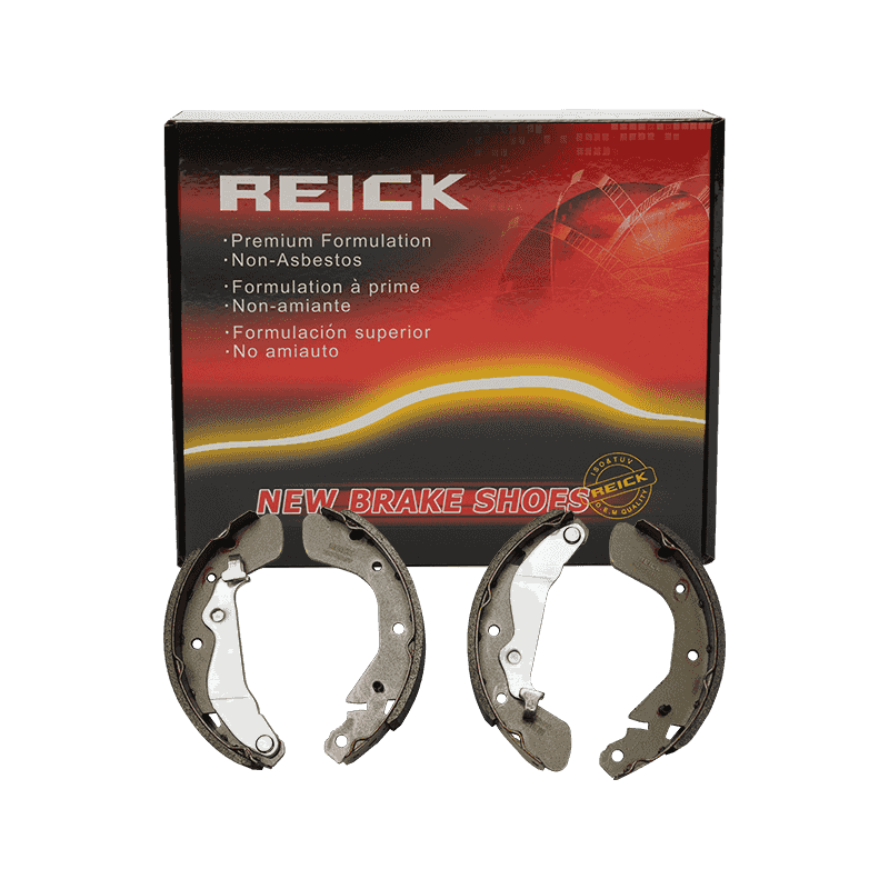 REK1547-S814 Semi-metallic brake shoes applicable for CHEVROLET Aveo, DAEWOO Kalos and SUZUKI Swift