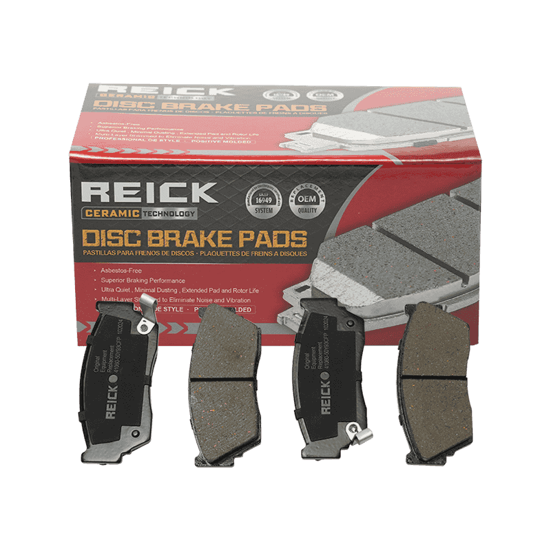 41060-50Y93 Front disc ceramic brake pad applicable for MAZDA Familia, NISSAN Sentra and SUBARU Leone